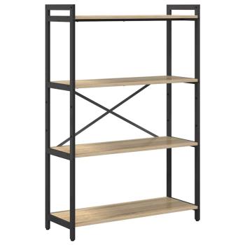 Bücherregal Sonoma Eiche 80 x 30 x 118 cm Spanplatte