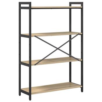 Bücherregal Sonoma Eiche 80 x 30 x 118 cm Spanplatte