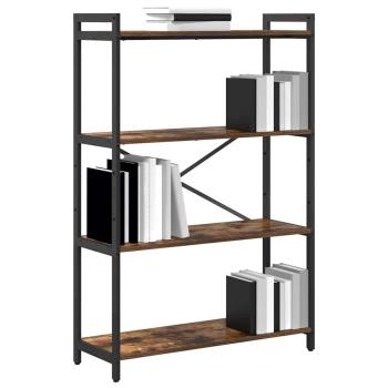 Bücherregal Räuchereiche 80 x 30 x 118 cm Holz