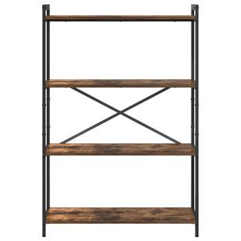 Bücherregal Räuchereiche 80 x 30 x 118 cm Holz