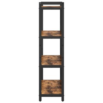 Bücherregal Räuchereiche 80 x 30 x 118 cm Holz