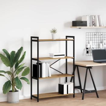 ARDEBO.de - Bücherregal Eiche handwerklich 80 x 30 x 118 cm Holzwerkstoff