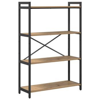 Bücherregal Eiche handwerklich 80 x 30 x 118 cm Holzwerkstoff
