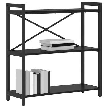Bücherregal Schwarze Eiche 80 x 30 x 83 cm Holzwerkstoff