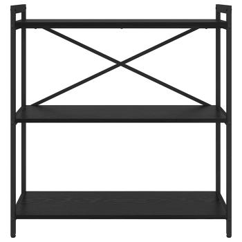 Bücherregal Schwarze Eiche 80 x 30 x 83 cm Holzwerkstoff