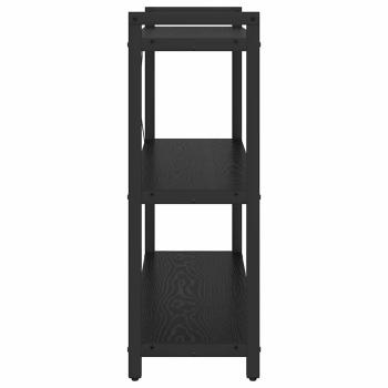 Bücherregal Schwarze Eiche 80 x 30 x 83 cm Holzwerkstoff