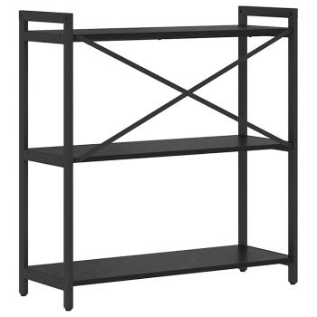 Bücherregal Schwarze Eiche 80 x 30 x 83 cm Holzwerkstoff