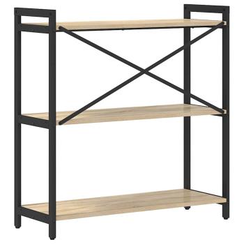 Bücherregal Sonoma Eiche 80 x 30 x 83 cm Spanplatte