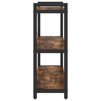 Bücherregal Räuchereiche 80 x 30 x 83 cm Spanplatte