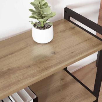 Bücherregal Eiche handwerklich 80 x 30 x 48,5 cm Holzwerkstoff