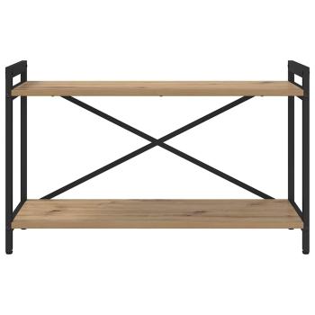 Bücherregal Eiche handwerklich 80 x 30 x 48,5 cm Holzwerkstoff