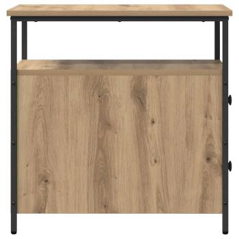 Nachttisch mit Schubladen Eiche handwerklich 30 x 60 x 60 cm