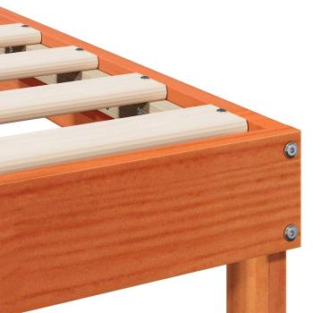 Bettgestell mit Tragegriffen Braun 80 x 220 cm