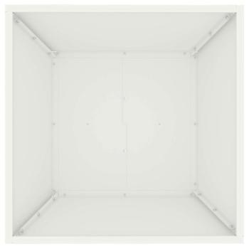 Kunststoff-Pflanzer 5 pcs Weiß 50 x 50 x 15 cm Stahl