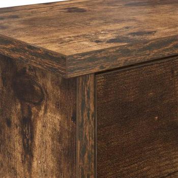 Wandmontierter Kleiderständer Räuchereiche 50 x 20 x 30 cm