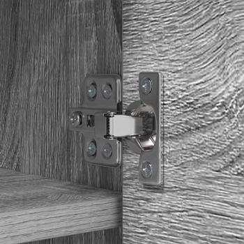 Wandmontierter Kleiderständer Grau Sonoma 50 x 20 x 30 cm