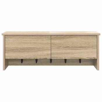 Wandmontierter Kleiderständer Sonoma Eiche 80 x 20 x 30 cm