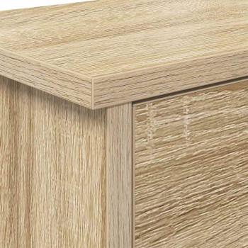 Wandmontierter Kleiderständer Sonoma Eiche 80 x 20 x 30 cm