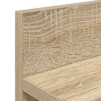 Wandmontierter Kleiderständer Sonoma Eiche 40 x 10.5 x 18 cm