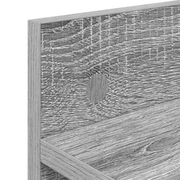 Wandmontierter Kleiderständer Grau Sonoma 40 x 10.5 x 18 cm