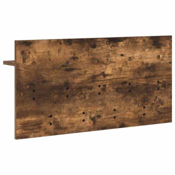 Wandmontierter Kleiderständer Räuchereiche 80 x 40 x 12 cm