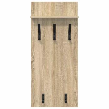 Wandmontierter Kleiderständer Sonoma Eiche 90 x 40 x 10 cm