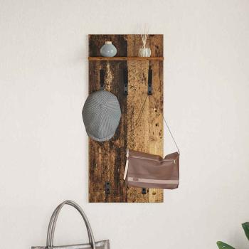 Wandmontierter nachttisch Wandhalterung Altholz 40 x 10 x 90 cm
