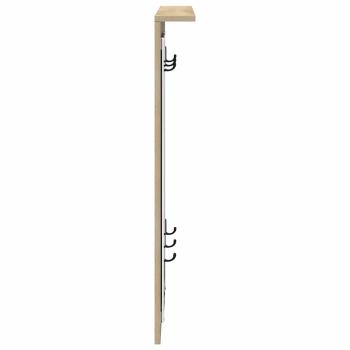 Wandmontierter Kleiderständer Sonoma Eiche 84 x 10 x 80 cm