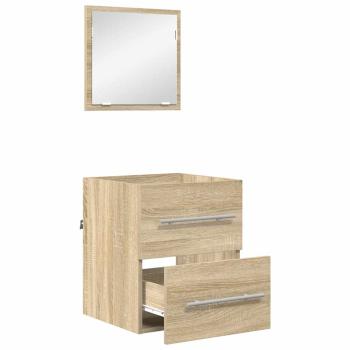 Badezimmer Schrank Sonoma Eiche 41 x 38,5 x 48 cm Holzwerkstoff