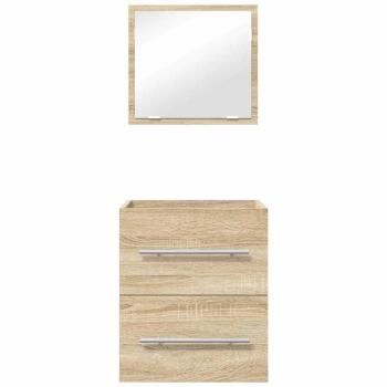 Badezimmer Schrank Sonoma Eiche 41 x 38,5 x 48 cm Holzwerkstoff