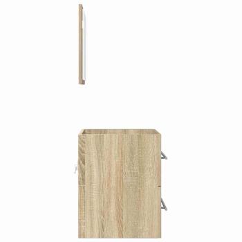 Badezimmer Schrank Sonoma Eiche 41 x 38,5 x 48 cm Holzwerkstoff