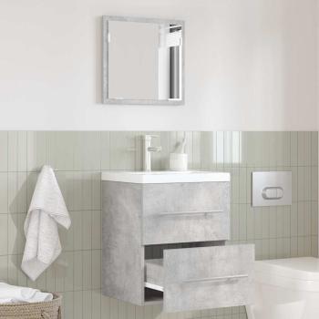 ARDEBO.de - Badezimmer Schrank Betongrau 41 x 38,5 x 48 cm Holzwerkstoff