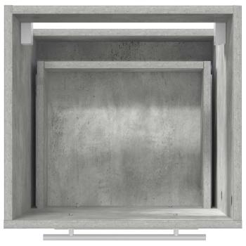 Badezimmer Schrank Betongrau 41 x 38,5 x 48 cm Holzwerkstoff