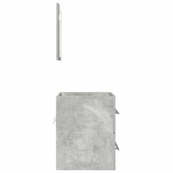 Badezimmer Schrank Betongrau 41 x 38,5 x 48 cm Holzwerkstoff