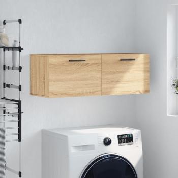 ARDEBO.de - Wandschrank Sonoma-Eiche 100x36,5x35 cm Holzwerkstoff