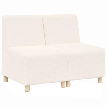 Sofa Chiar 2 pcs Creme 55 x 74 x 82 cm Cordstoff