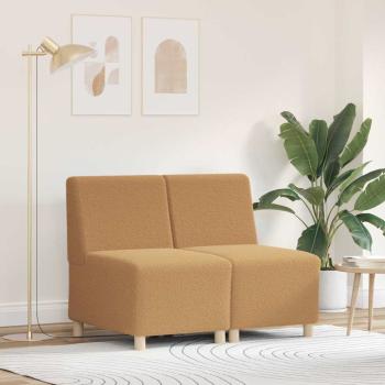 ARDEBO.de - Sofa Chiar 2 pcs Beige 55 x 74 x 82 cm Cordstoff