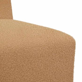 Sofa Chiar 2 pcs Beige 55 x 74 x 82 cm Cordstoff
