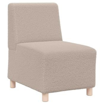 Sofa Chiar 3 pcs Hellgrau 55 x 74 x 82 cm Cordstoff