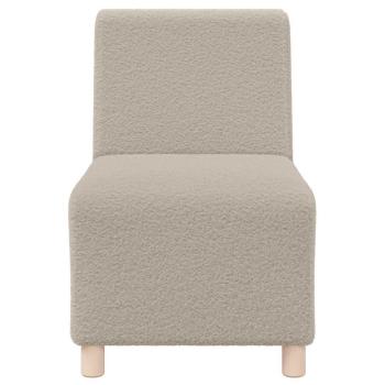 Sofa Chiar 3 pcs Hellgrau 55 x 74 x 82 cm Cordstoff