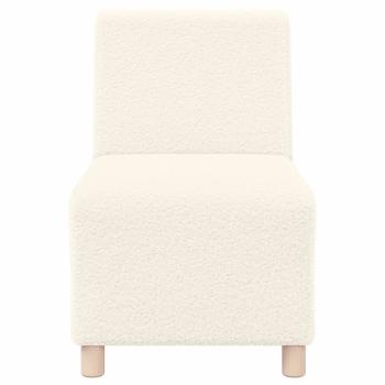 Sofa Chiar 3 pcs Creme 55 x 74 x 82 cm Cordstoff