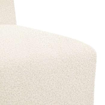 Sofa Chiar 3 pcs Creme 55 x 74 x 82 cm Cordstoff