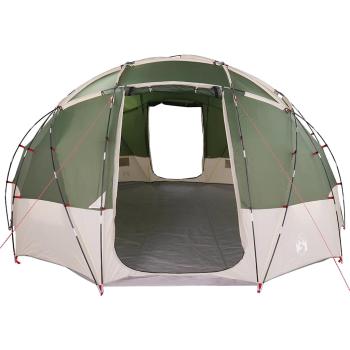 ARDEBO.de - Kuppelzelt mit Dach mit Speicher Grün 475 x 475 x 235 cm Taft