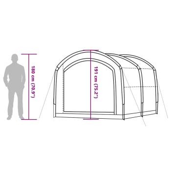 Zelt mit Dach mit Luftentlüftung Blau 268 x 240 x 191 cm