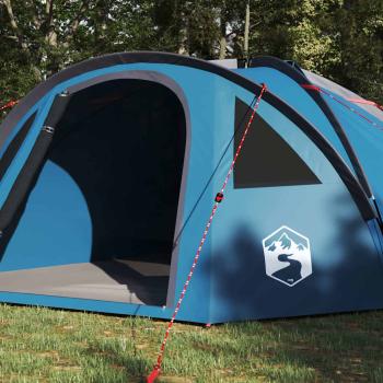 Zelt mit Dach Blau Mittel Polyester