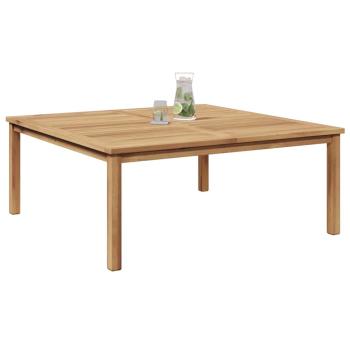 Couchtisch Braun 110 x 110 x 45 cm Massives Teakholz