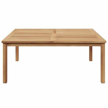 Couchtisch Braun 110 x 110 x 45 cm Massives Teakholz