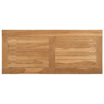 Konsolentisch Braun 85 x 35 x 75 cm Massives Teakholz