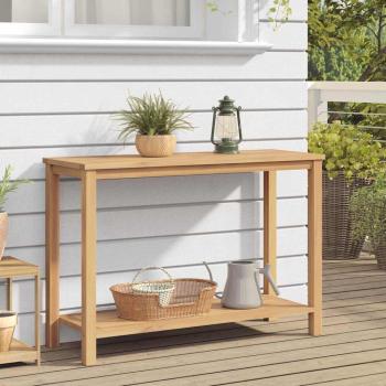 Konsolentisch Braun 110 x 40 x 45 cm Massives Teakholz