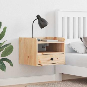 ARDEBO.de - Nachttische 2 pcs Braun 38 x 36 x 29,5 cm Massivkiefer